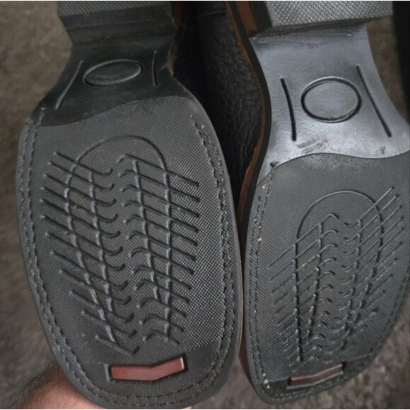 Estrella Made In Mexico Leather Boots Men Size 9 Square Toe Used 012026 - Picture 5 of 8